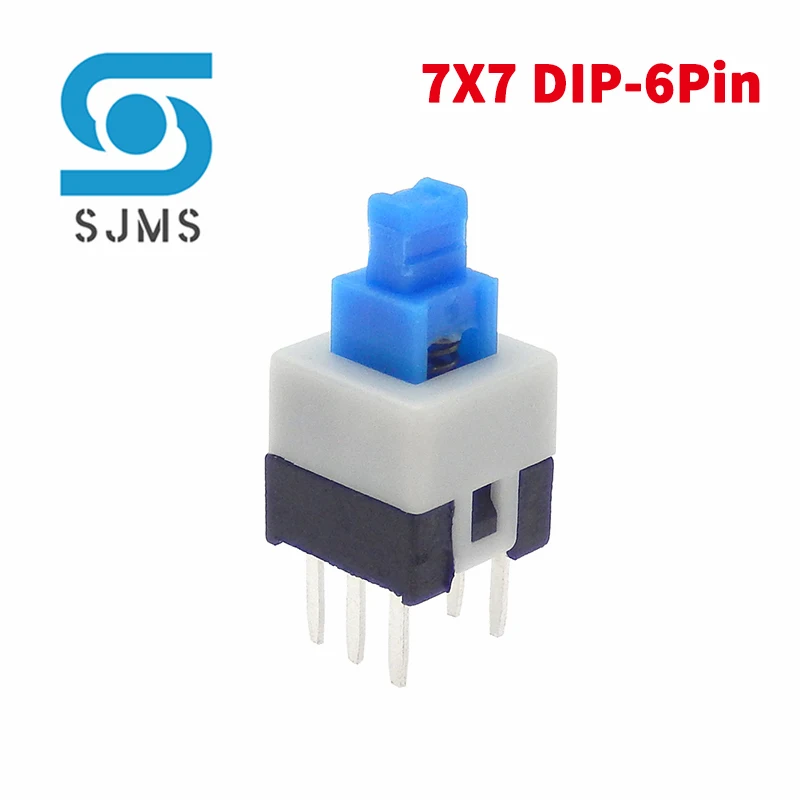 10PCS 5.8x5.8 7x7 8x8 8.5x8.5mm Non-Self-Locking / Self-Locking Switch / UNlock Push 6 Pin Tactile Power Micro Button Switches