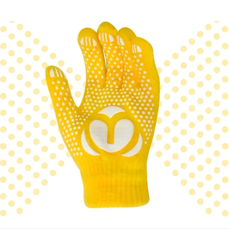 Guantes de muñeca para patinaje artístico sobre hielo, antideslizantes, con diamantes de imitación, para entrenamiento, Protector de manos cálido, seguridad térmica para niños, niñas y niños, invierno