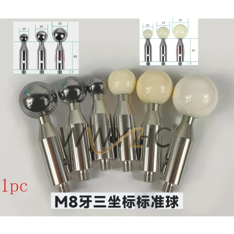 High Precision Ceramic Calibration Sphere for CMM Machine 2D Reference Master Ball