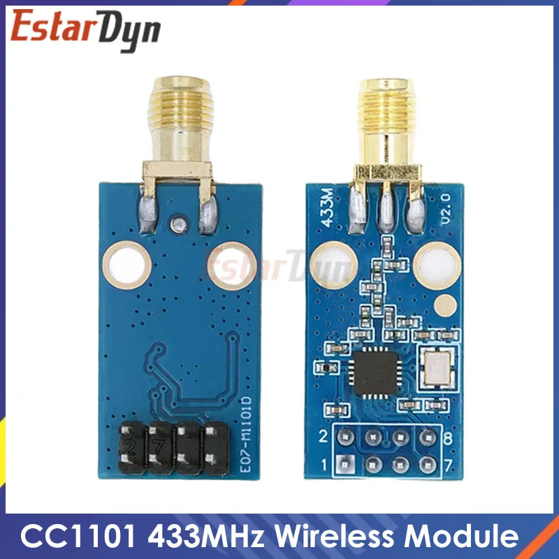 Estardyn CC1101 433MHz Wireless Module With SMA Antenna Wireless Transceiver Module For Arduino