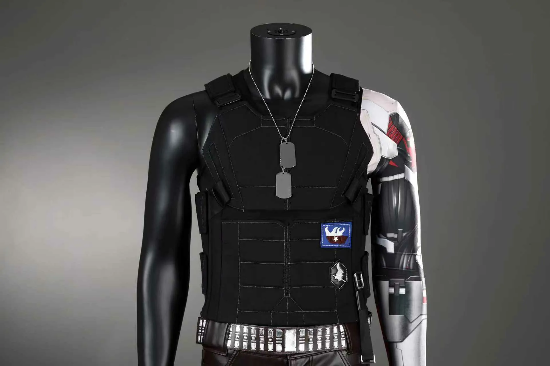 Picture 3: Johnny silverhand Cosplay Costume Halloween Carnival Party Outfits