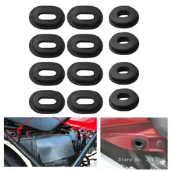 12Pcs Rubber Side Cover Grommet Single Side Panel Fairing Washer Spacer for CG125 CB100 550K 550F 750F CB125S XL 100