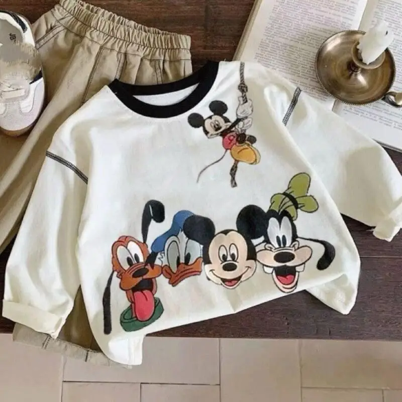 

New Arrival Anime Cartoon Kids Sweatshirt Soft Cotton Cute Comfortable Casual Fashion Long Sleeve T Shirt Children Daily Wear