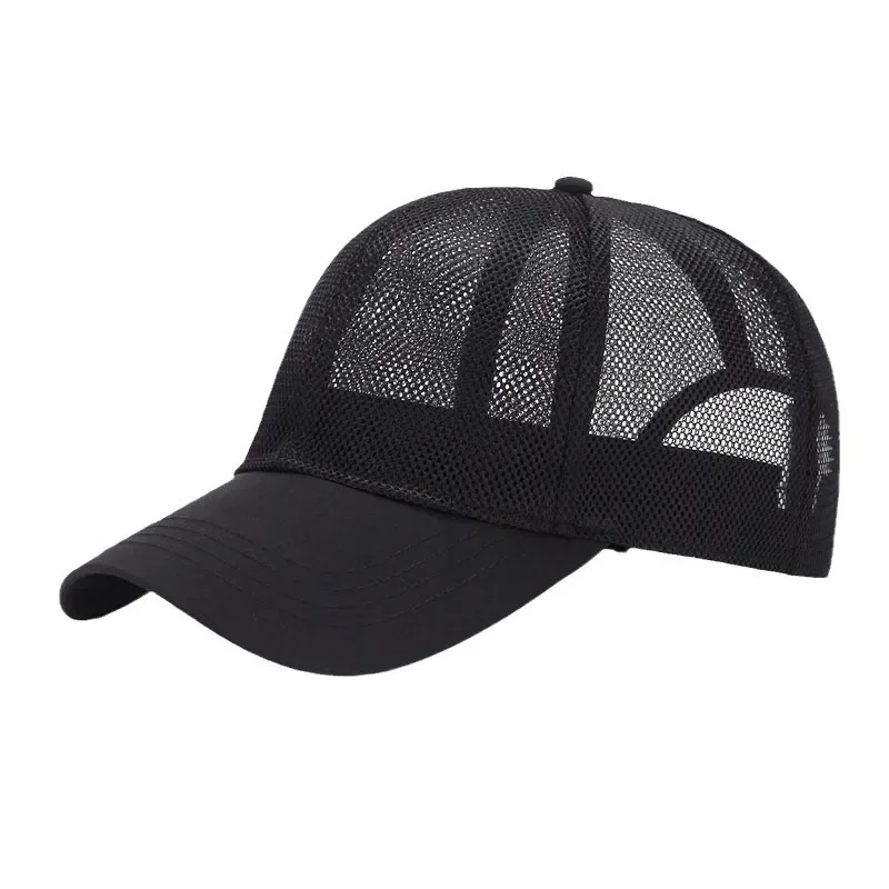 Полная сетчатая бейсболка для большой головы, летняя легкая спортивная шляпа от солнца для мужчин и женщин, воздушная