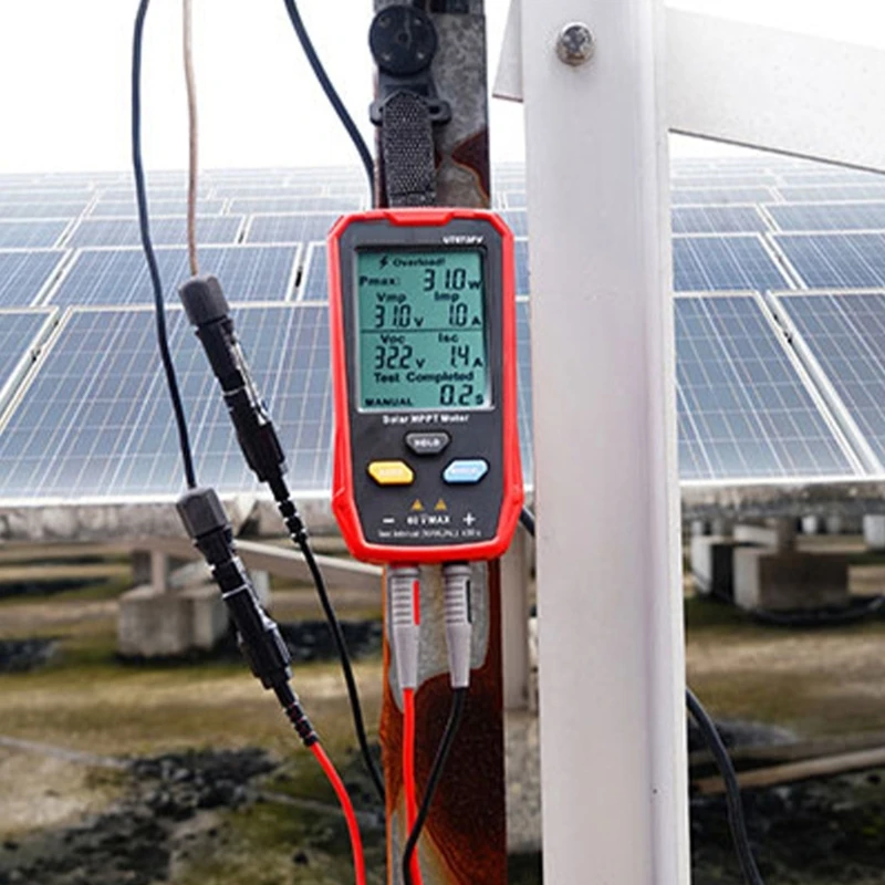 2024 New Solar Panel Tester for Solar Testing 800W Photovoltaic Multimeter LCD Screen