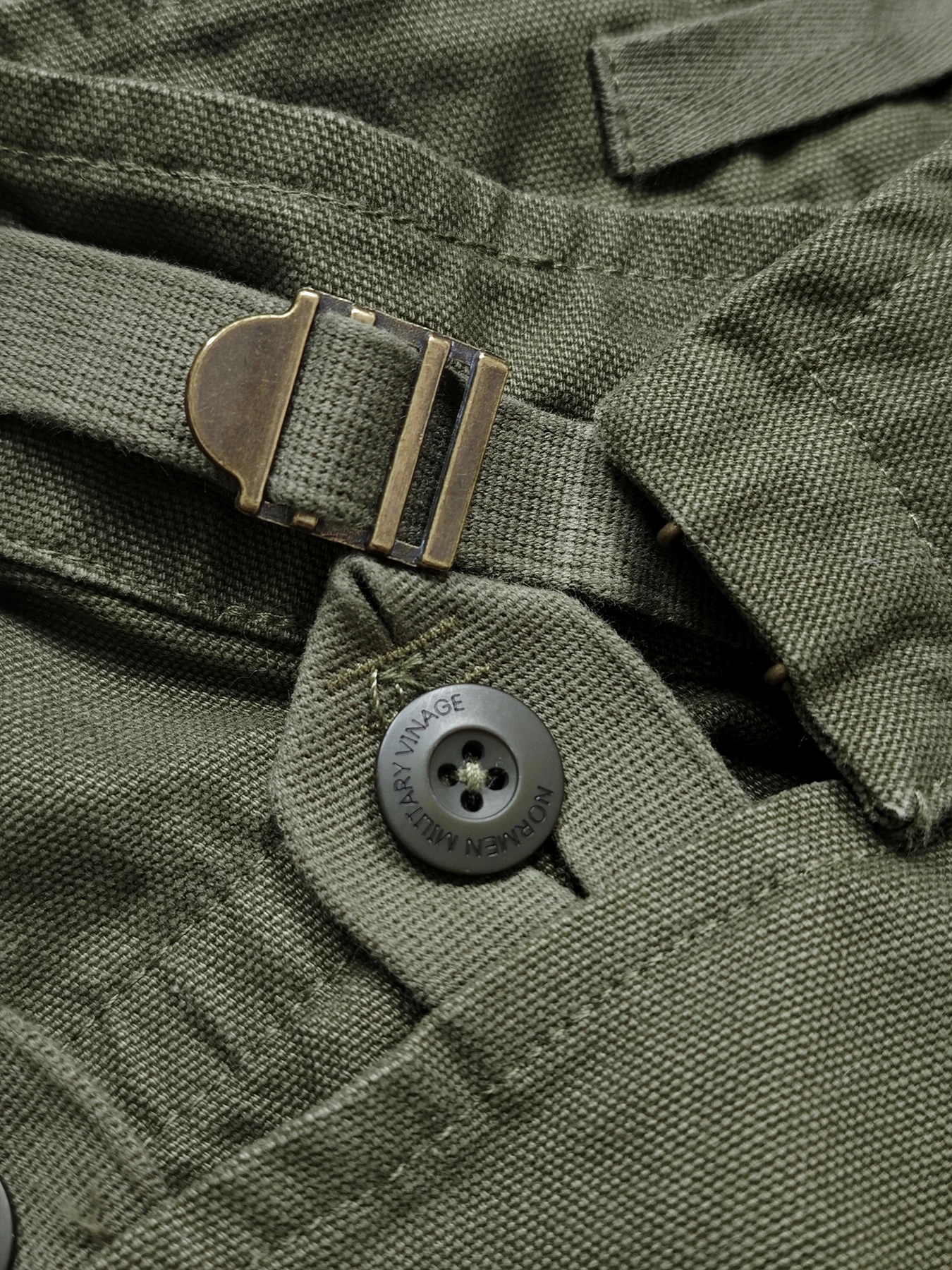 Swedish Motorcycle Jacket, Men's Retro Military Green Casual Cropped Jacket, 100% Cotton Canvas Workwear Asymmetric Safari Style 4