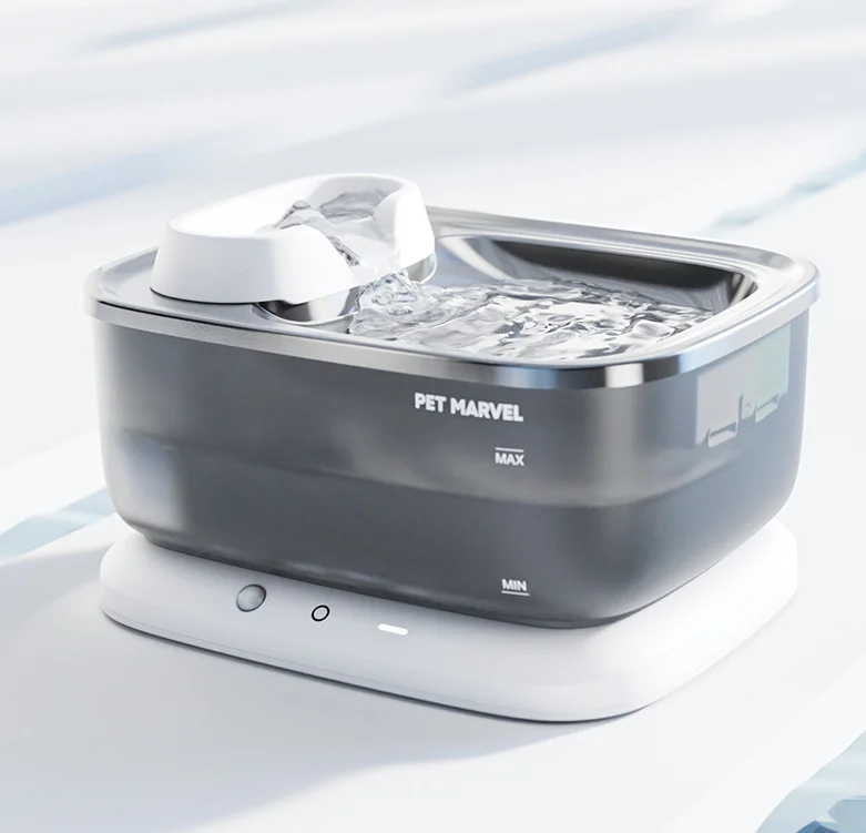 

Wireless Induction ultra Long Endurance Big Dog Water Dispenser 7L Stainless Steel Bowl Multi Cat Automatic Water Dispenser