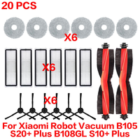 A76X-For Xiaomi Robot Vacuum S20+ Plus B108GL/ S10+ Plus B105 Main Roller Vacuum Cleaner Accessories