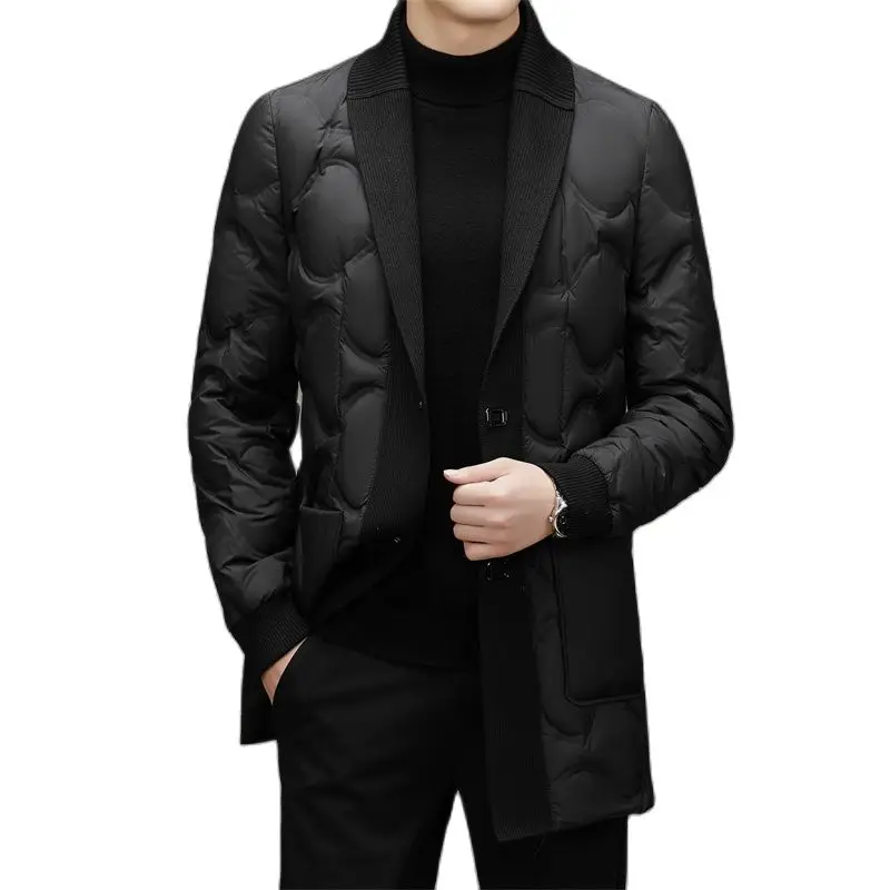 BATMO-Chaqueta de plumón de pato para hombre, abrigo largo, gabardina, talla M-4XL, 2023, invierno, novedad de 90%, ASD-YR158