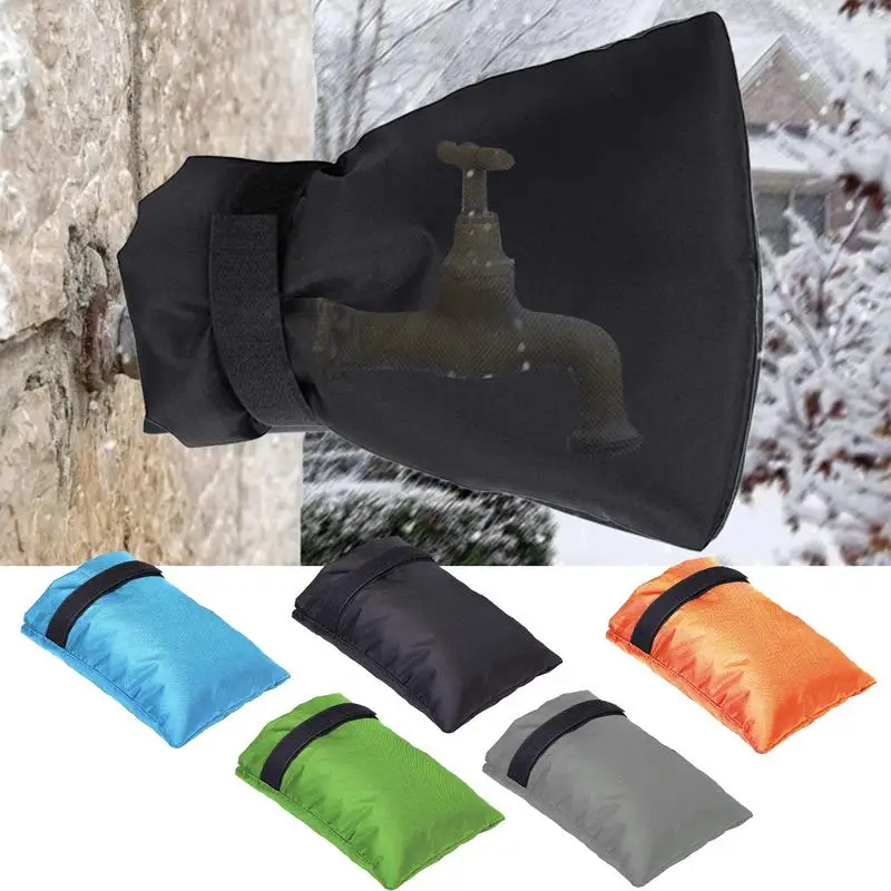 Outdoor Faucet Cover for Winter Freeze Protection Outside Garden Faucet Insulated Cover Sock Waterproof Reusable Tap Protector