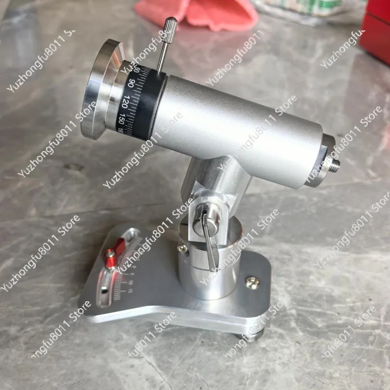 Precision Angle Grinding and Circular Brushing for Watch Case Backs - Watch Repair Tool Turret Holder