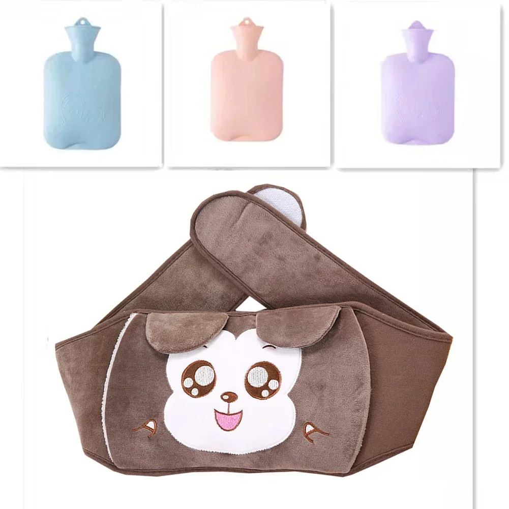 3Sets Hot Water Bag Hot and Cold Compress Water Injection Hot Water Bottles for Menstrual Cramps Warm Hands Feet Waist Shoulders