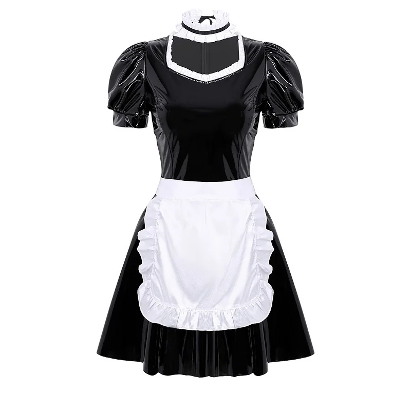 Schattige Lolita Meid Kostuums Franse Meid Jurk Meisjes Vrouw Amine Man Cosplay Serveerster Feest Podium