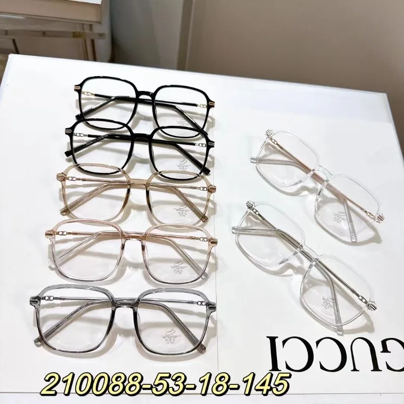 

​​2025 New Gold Frame Oversized Glasses, Blue Light Blocking Unisex Fashion for Work & Driving, Lightweight UV400​​