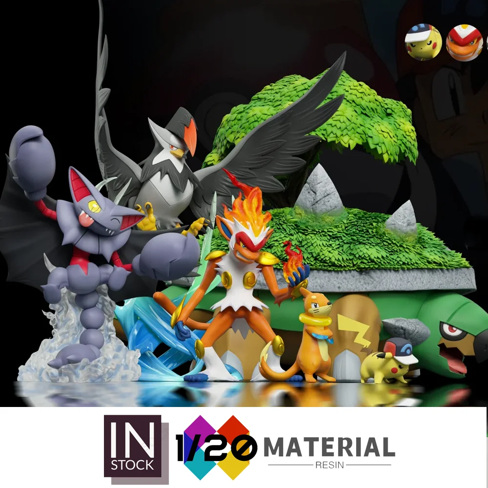 [متوفر] عالم مقياس الراتنج 1/20 [عجائب] - منطقة سينوه Staraptor & Torterra [Split RE-MENT]