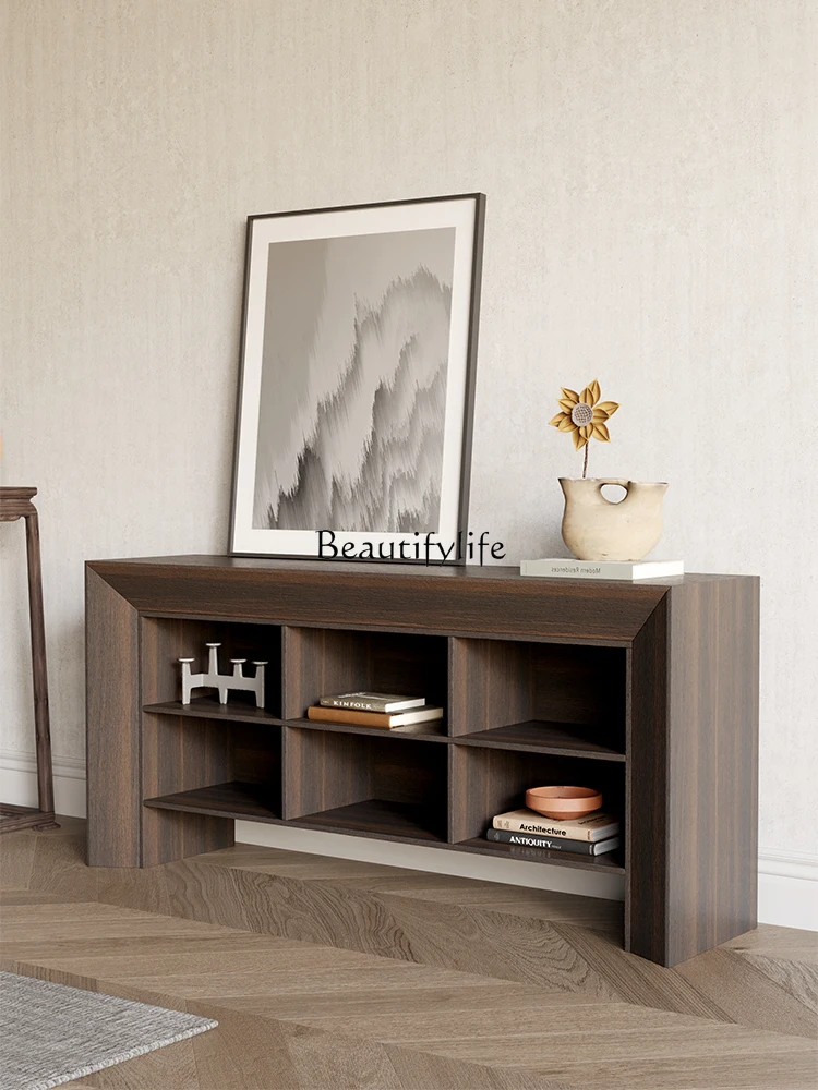 

Home entrance cabinet Simple modern light luxury high-end small bookcase