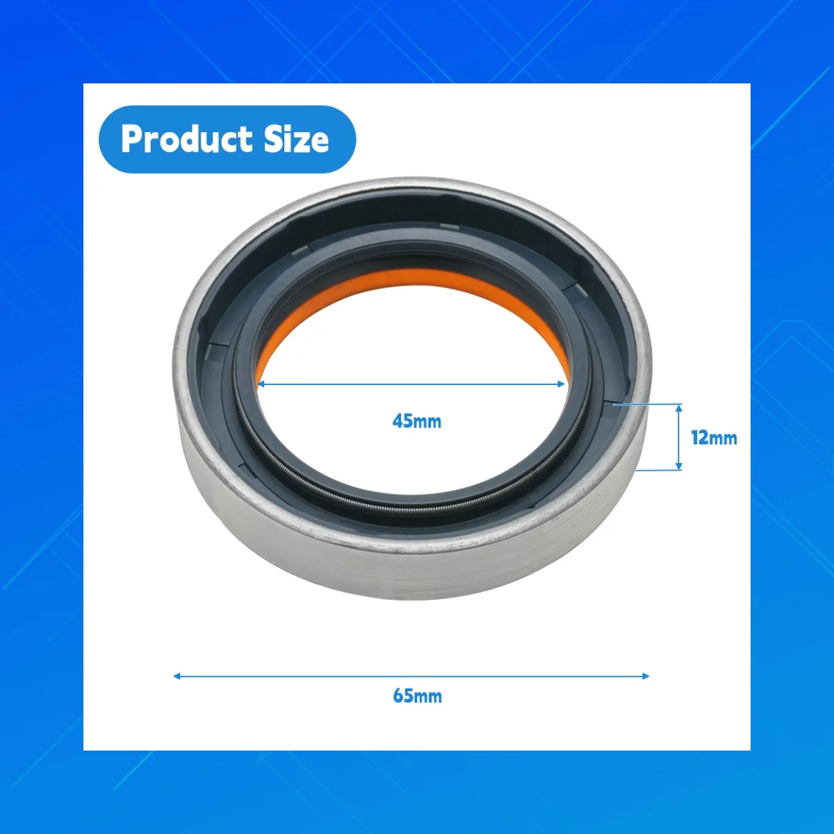 

Agricultural Machinery Oil Seal Tractor Rotary Shaft 45x65x12mm COMBI NBR+AU High-Quality Seal Suitable for Corteco/12011969B