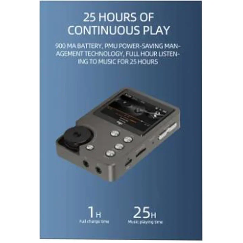 Gran oferta SHMCI Audio portátil reproductor de Audio de música profesional soporte máximo 128G tarjeta TF DSD256 reproductor de alta fidelidad sin pérdidas