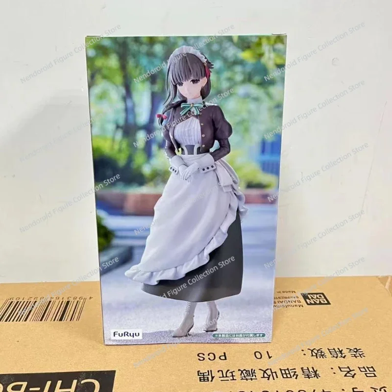 

In Stock FuRyu Trio-Try-iT Yuki You Are Ms. Servant Instant Noodles Desktop Cute Dolls Anime Action Figure toys Model Collection