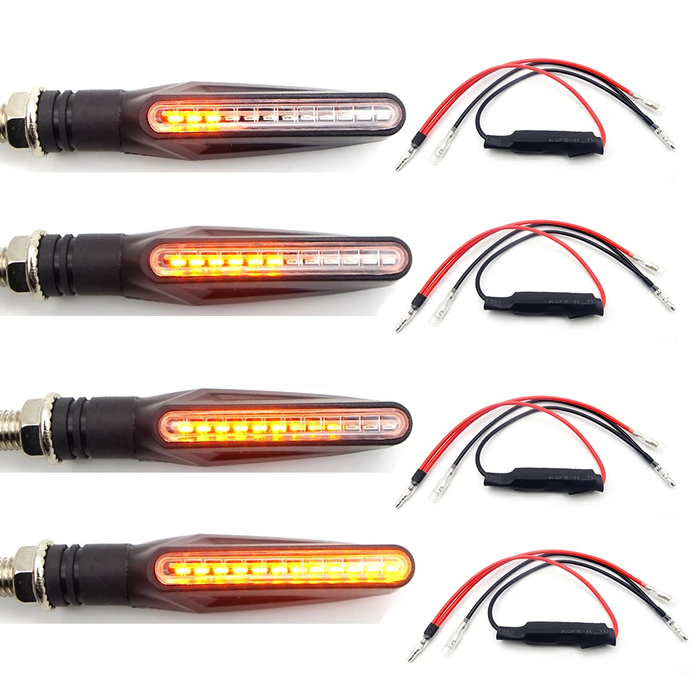 Motorcycle Turn Signal Indicator Blinker Sequential DRL Flashing Lights FOR Honda CRF 250l CR250 crf 450 250 VFR 800 VTEC XR 400