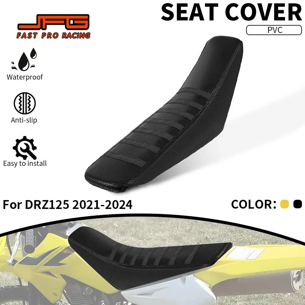 

Аксессуары для мотоциклов, чехол на сиденье из ПВХ, защитный чехол для подушки сиденья, водонепроницаемый для Suzuki DRZ125 DRZ 125 2021-2024, грязевой пит-байк
