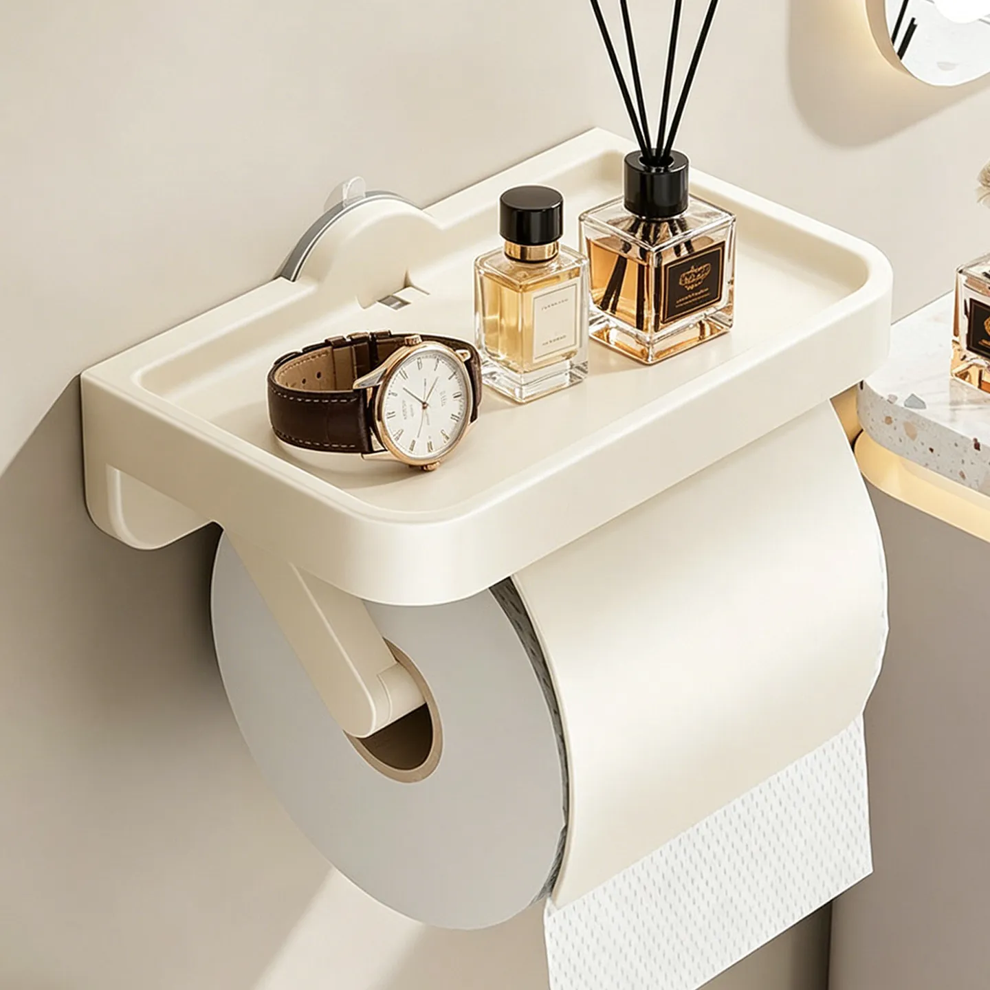 YFY toilet roll paper holder toilet perfume rack toilet paper storage box