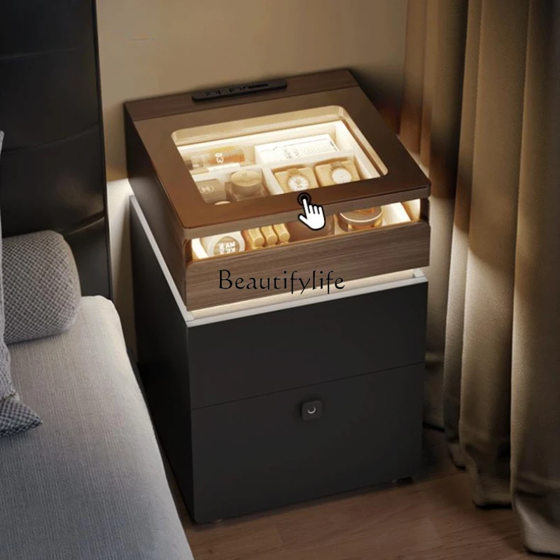 

Bedside Table Simple Modern Home Bedroom Locker Locker Rechargeable