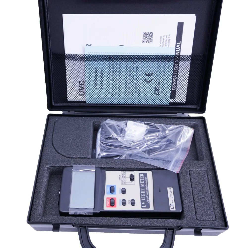 Lutron UVC-254A UVC Light Meter Ultra-violet Irradiance Tester Range  199.9uW/cm*2, 1.999mW/cm*2 and 19.99mW/cm*2