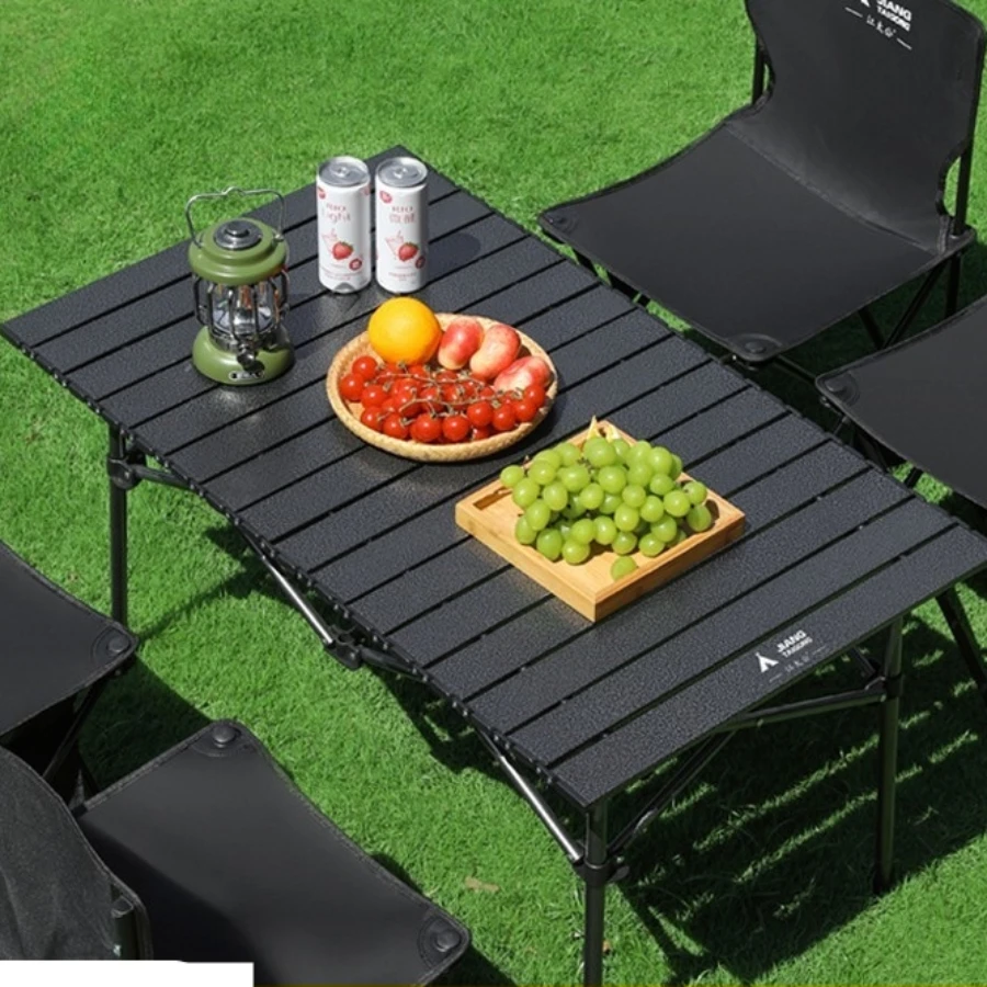 Outdoor Folding Table Chair Egg Roll Table Portable Picnic Table And Chair Stall Camping Folding Mesa Plegable Outdoor Furniture