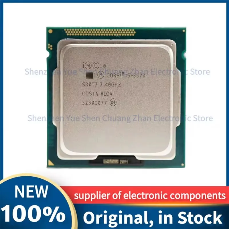 

Intel I5 3570 i5 3570 Processor Quad-Core 3.4Ghz L3=6M 77W Socket LGA 1155 Desktop CPU Free Shipping can work