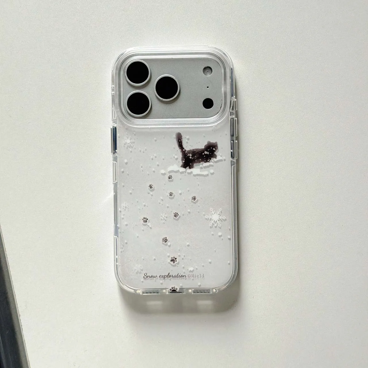 Чехол для телефона «Счастливое Рождество» с милым котом, снежинкой imd, чехол-браслет для iphone 13 15 14 pro max 16 17 pro max capa