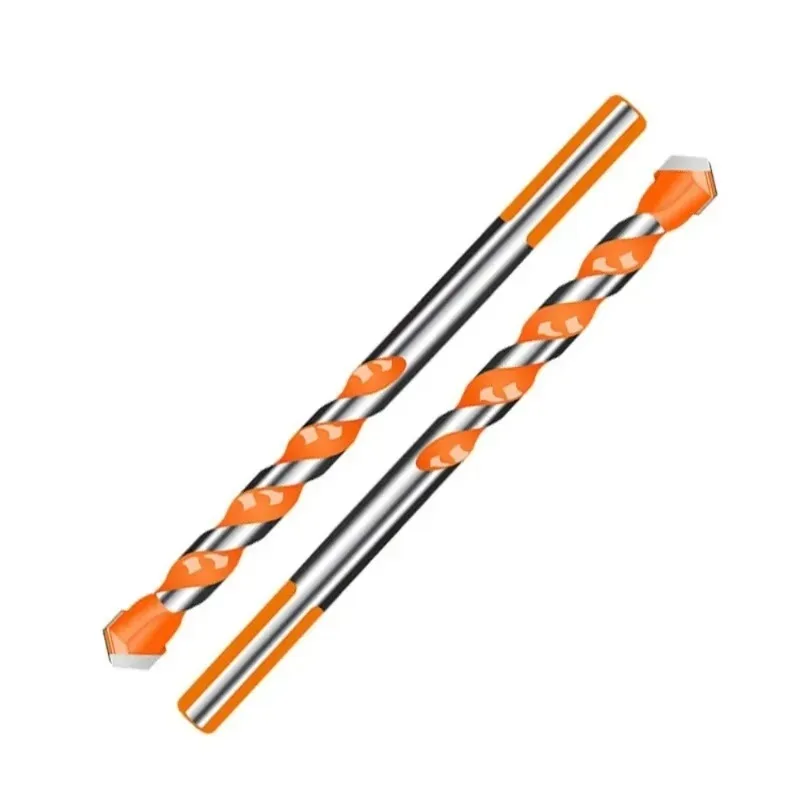 

6PCS Multifunctional Triangle Ceramic Tile Concrete Brick Wood Glass Punching Hole Saw Metal Dril Drill Bit Diamond Drill Set