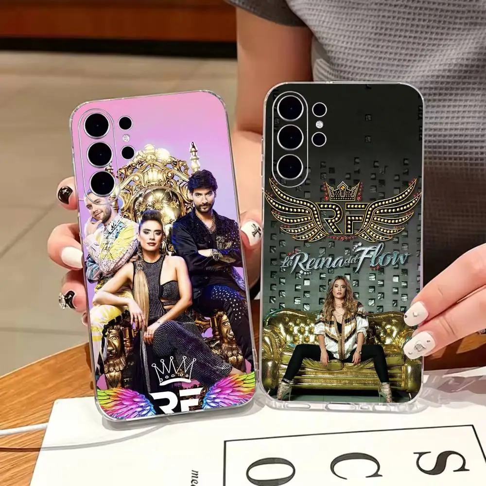 The Q-Queens of Flow Phone Case For Samsung S25,S24,S21,S22,S23,S30,Ultra,S20,Plus,FeTransparent Cover