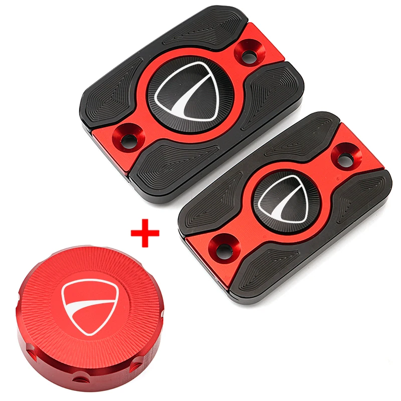 For Ducati Monster 821 796 795 696 695 Scrambler 400 800 1100 Accessories Front Brake Clutch Rear Brake Fluid Reservoir Cover
