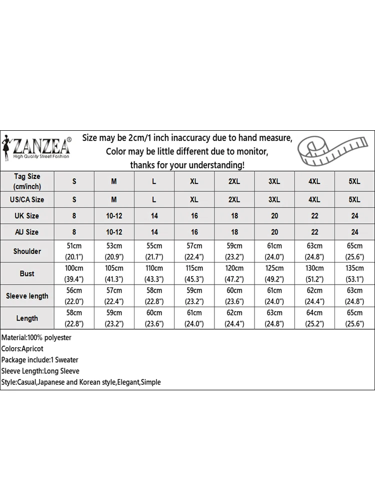 ZANZEA 2025 FW Maglioni lavorati a maglia allentati casual per le donne Manica lunga a forma di diamante Texture Strisce nere Pullover Abbigliamento donna