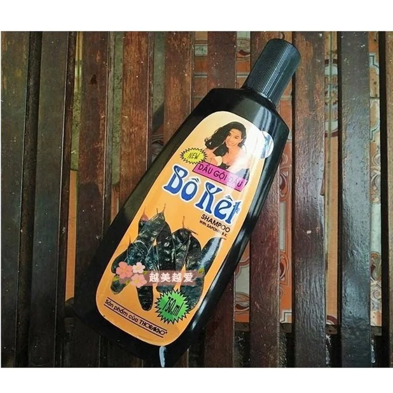 Traditional Vietnamese Herbal Shampoo with Soap Nuts - Deep Moisturizing Hair Repair Treatment, Split Ends Mend & Frizz Control