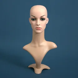 Simulated Female Model Head Mannequin Skin Color Can Be DisassemBled Assembled Female Artificial Head Display Hat Wig Glasses