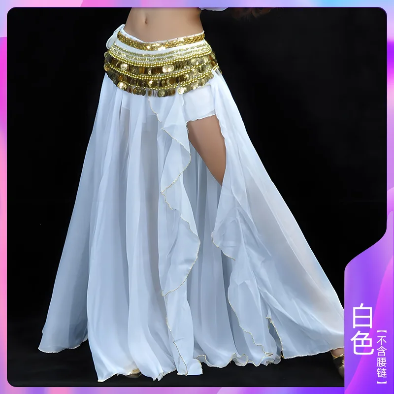 Single Slit Skirt Belly Dance Costumes India Dance Performance Costumes For Woman
