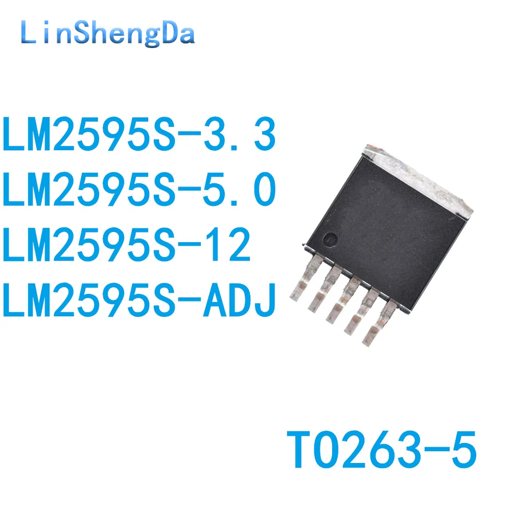 10PCS LM2595SX LM2595S-5.0 LM2595S-ADJ -3.3-12 SMD TO-263 Voltage Stabilizer