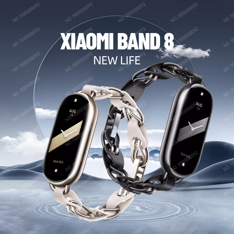 Xiaomi-pulsera inteligente Mi Band 8, accesorio deportivo resistente al agua con Pantalla AMOLED de 1,62 pulgadas y control del oxígeno en sangre,