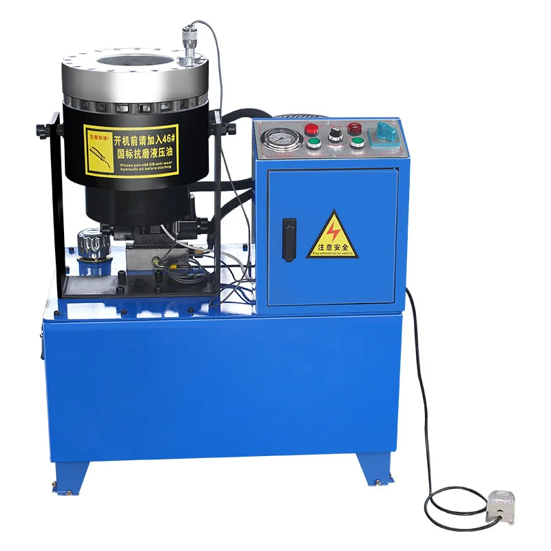

New Upgraded Hydraulic Tube Reducer Steel Pipe End Shrinking Crimping Machine Engine Motor for Crimping High Pressure Hoses