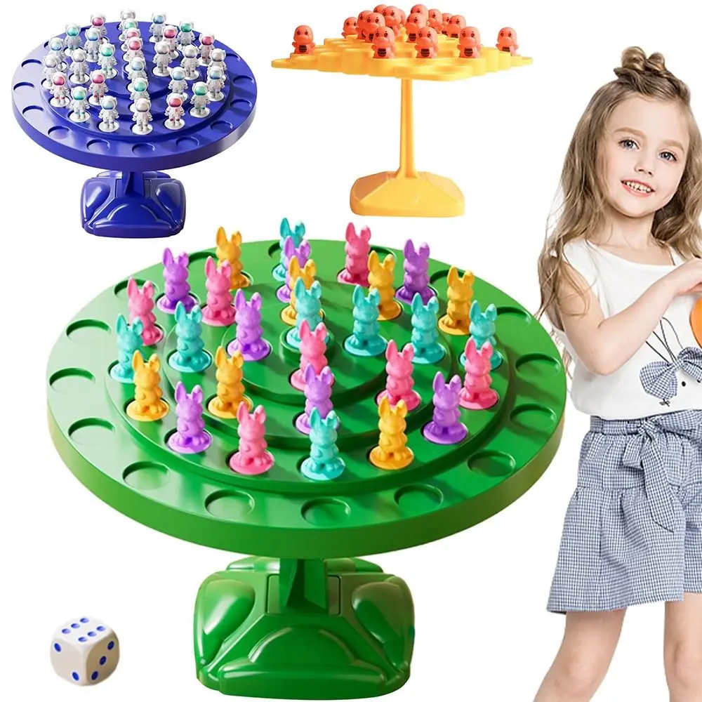 Early Education Balance Math Game Toys Interactive Desktop Intellectual Balanced Tree Toy Stackable Parent-Child Montessori Toy