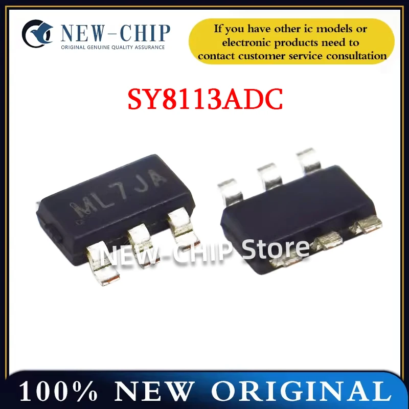 

5PCS-100PCS/LOT SY8113ADC Screen printing ML*** synchronous buck chip DC-DC SOT-23-6 New original