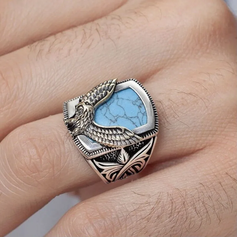 Men's Ring, Creative Eagle Style Spreading Flight Ring