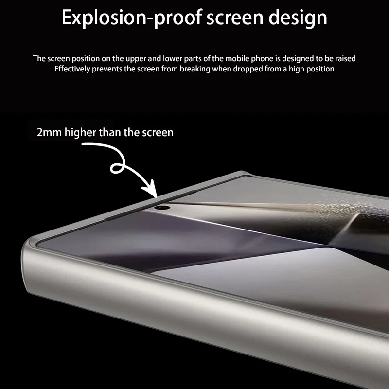 

Original Phone Body Case For Samsung Galaxy S23 S24 S25 Ultra Fashionable Solid Feel AG Shell S25Ultra S24Ultra Protective Cover