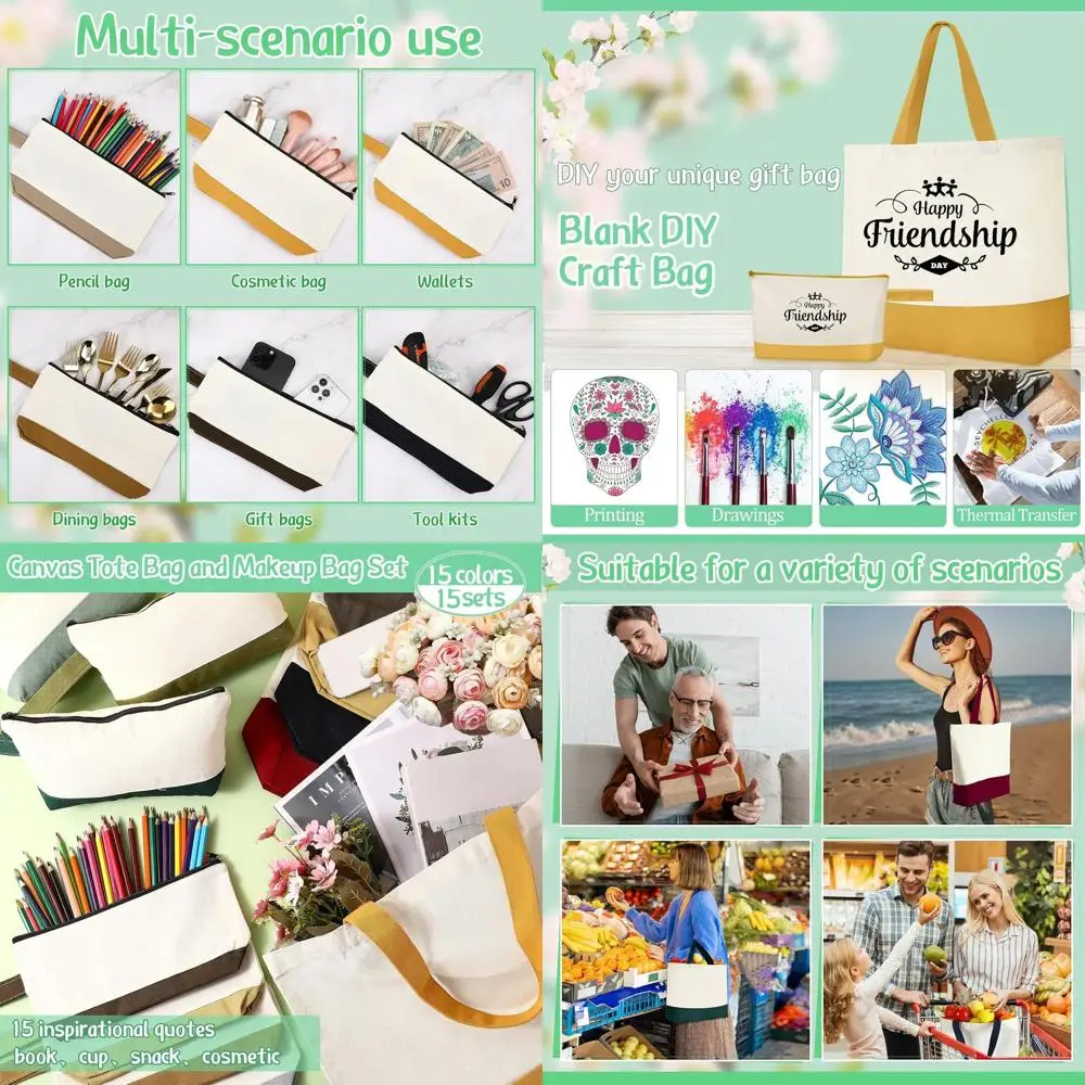 

Оптовые хлопковые сумки-тоут на молнии 18,5 дюймов для многоразовых покупок и поделок своими руками