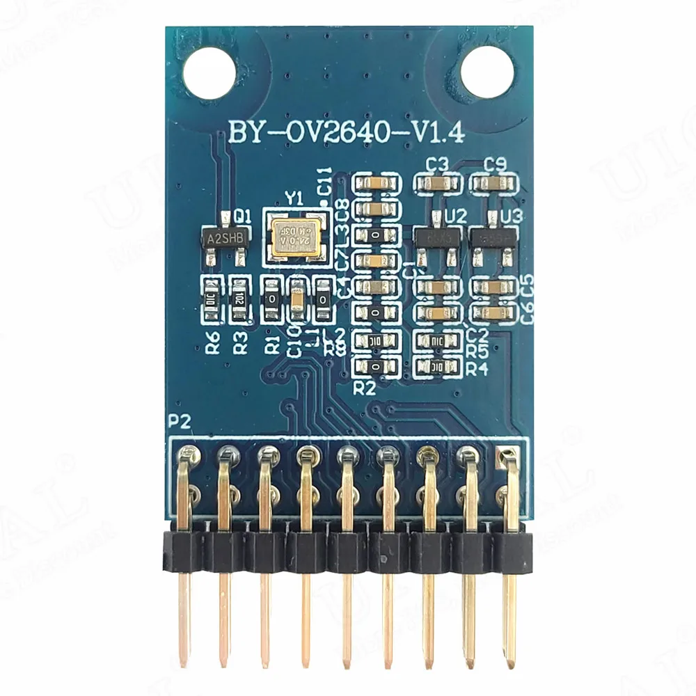 OV2640 Camera Module Adapter Board Module with Double Flash Light Control Development 8-Bit SCCB IIC Port 18PIN RGB YUV JPEG