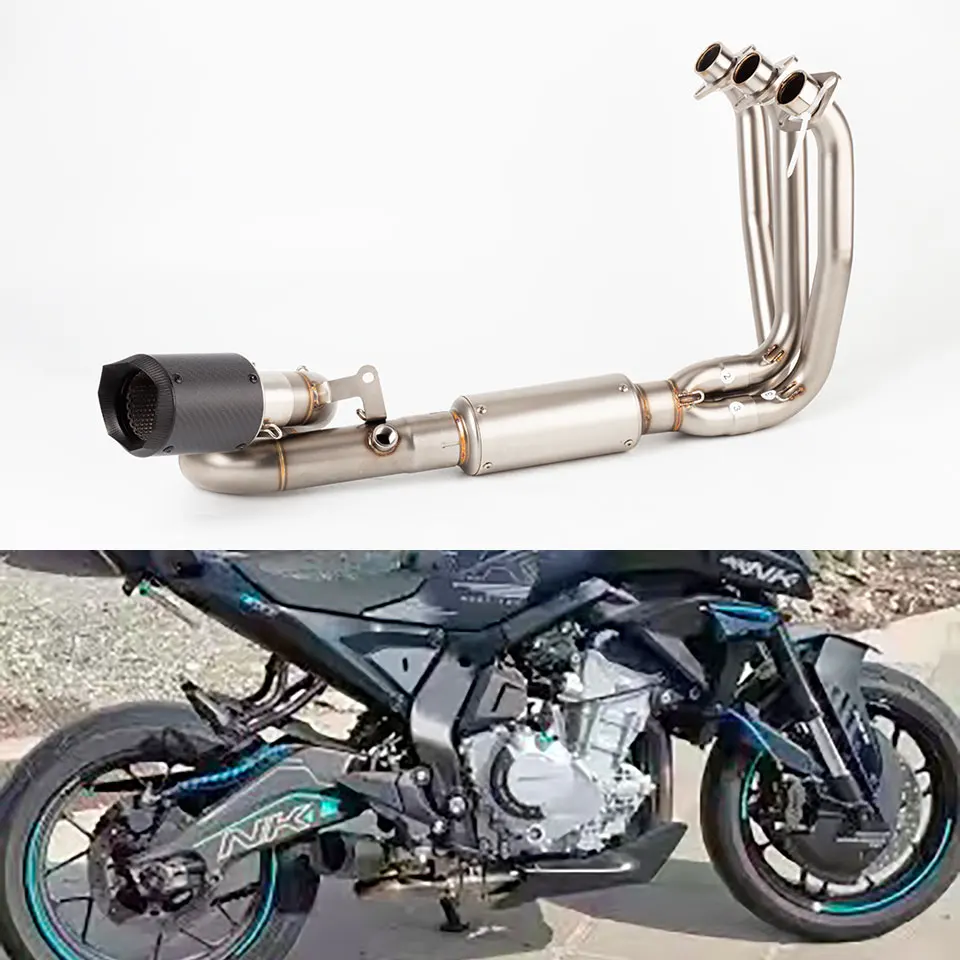 Motorrad-Auspuffanlage für CF Moto 675SR Auspuff 675 SR CF675SR 675ss Auspuff mit 51mm Slip-On Schalldämpfer 2024-2026
