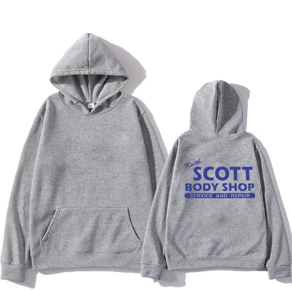Keith Scott Body Shop Hoodie One Tree Hill Lustige Damen- und Herren-Harajuku-Ästhetik-Hoodies Herbst-Winter-Pullover-Sweatshirt Vintage – Detail 8