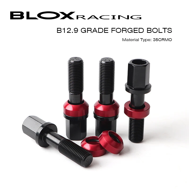 16/20Pieces Wheel B12.9 Grade Forged Bolts Nuts Screw for BMW E90/E60/E39/F10/F20/E46 Audi Benz Vw M14x1.5 14x1.25